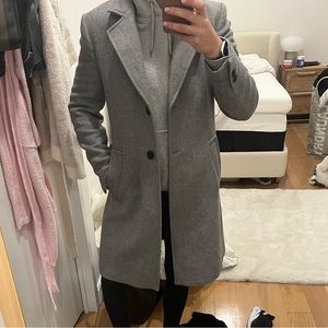 Zara gray pea coat